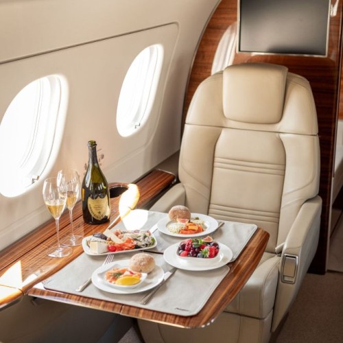 Enjoy the best food on board